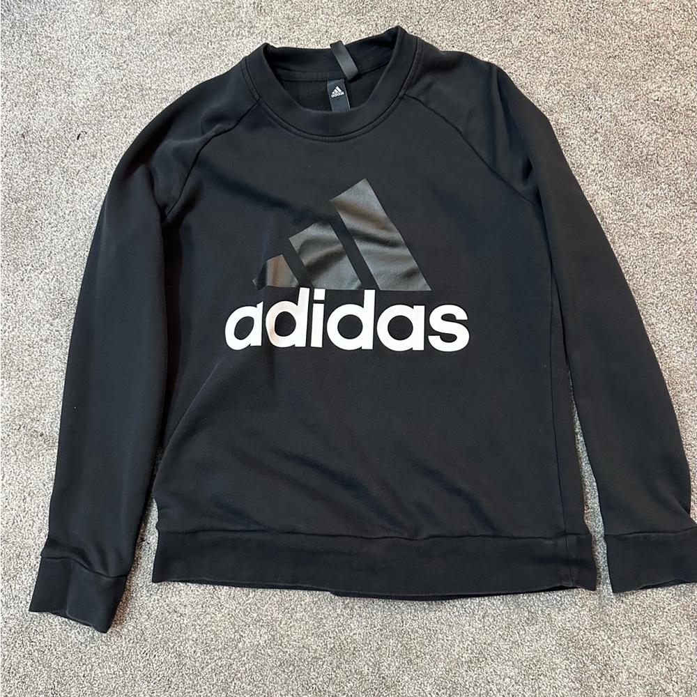 Adidas Classic Black Crewneck